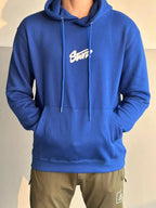 Men’s premium fleece hoodie with puff printed logo