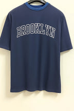 Brooklyn Graphic Drop Shoulder T-Shirt Casual Streetwear Tee for Men