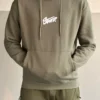 Men’s premium fleece hoodie with puff printed logo