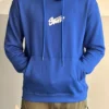 Men’s premium fleece hoodie with puff printed logo