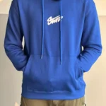 Men’s premium fleece hoodie with puff printed logo