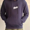 Men’s premium fleece hoodie with puff printed logo STWD
